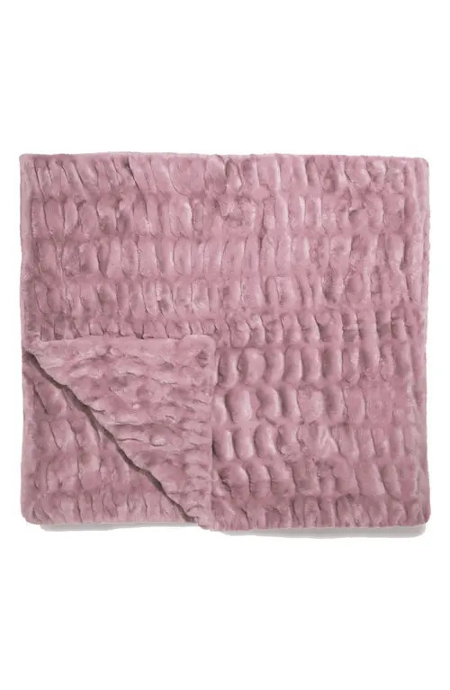 LOLA BLANKETS Original Throw Blanket in Huckleberry Harvest at Nordstrom | Nordstrom