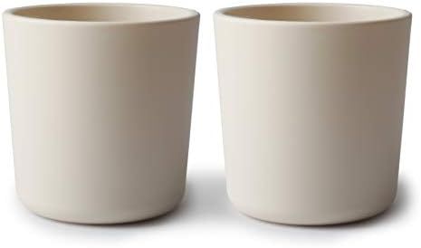 mushie Dinnerware Cups For Kids | Made in Denmark, Set of 2 (Ivory) | Amazon (US)