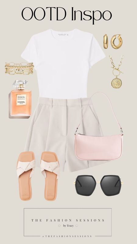Summer Fashion | Shorts | White T | Sandals

#LTKunder100 #LTKstyletip