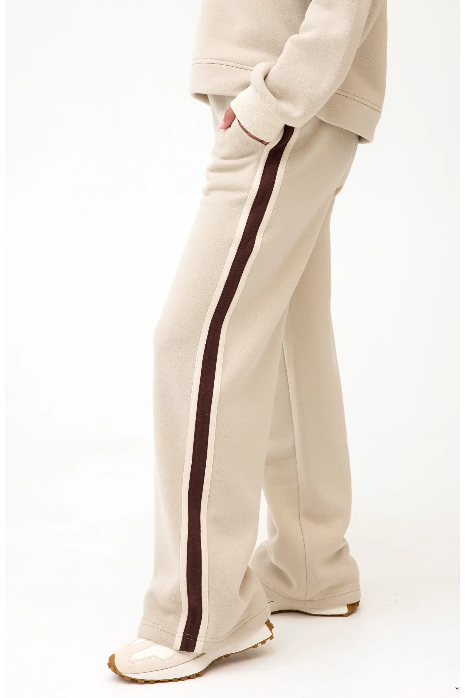 Lupita Side Stripe Fleece Pants (Women) | Nordstrom | Nordstrom