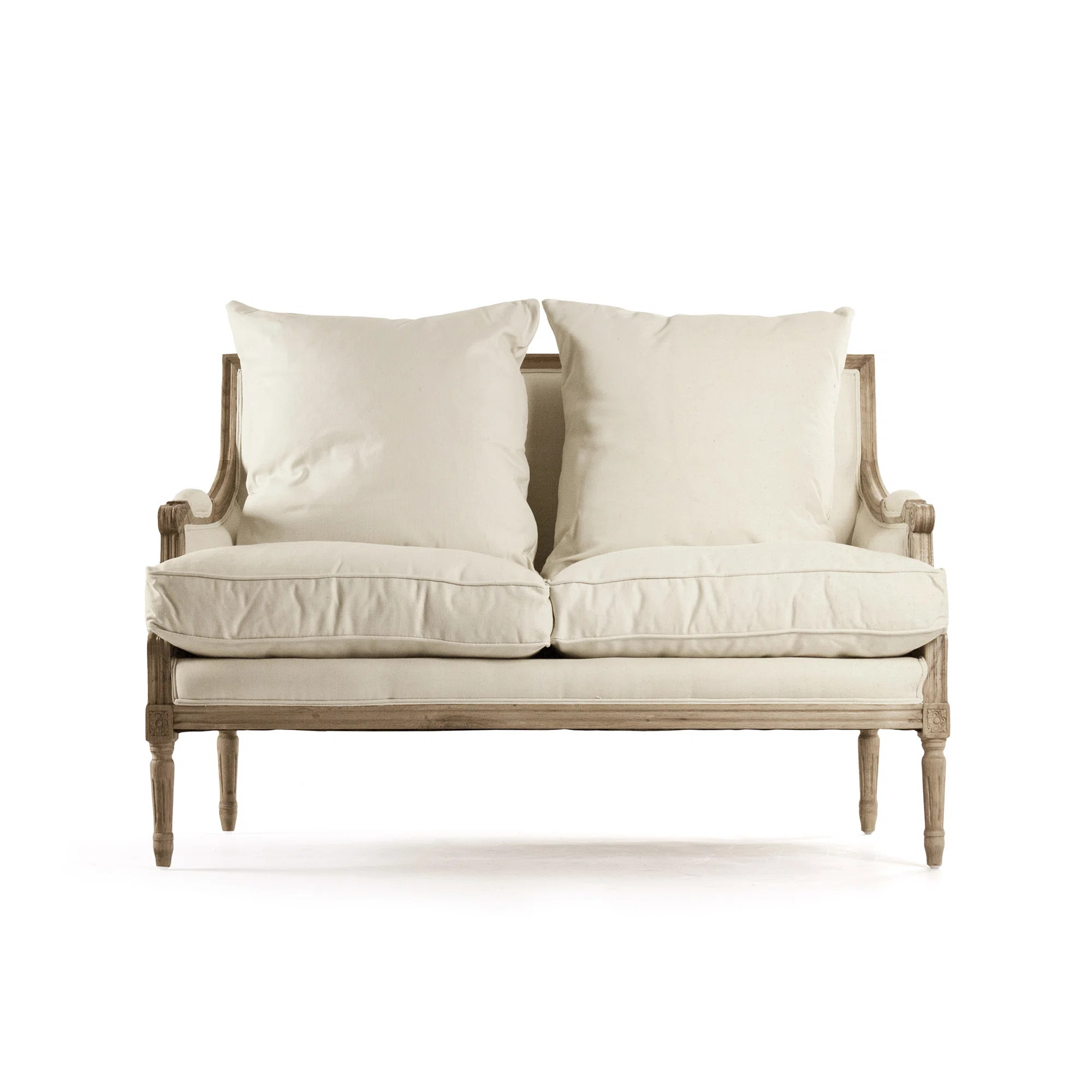Louis Velvet Loveseat | Perigold
