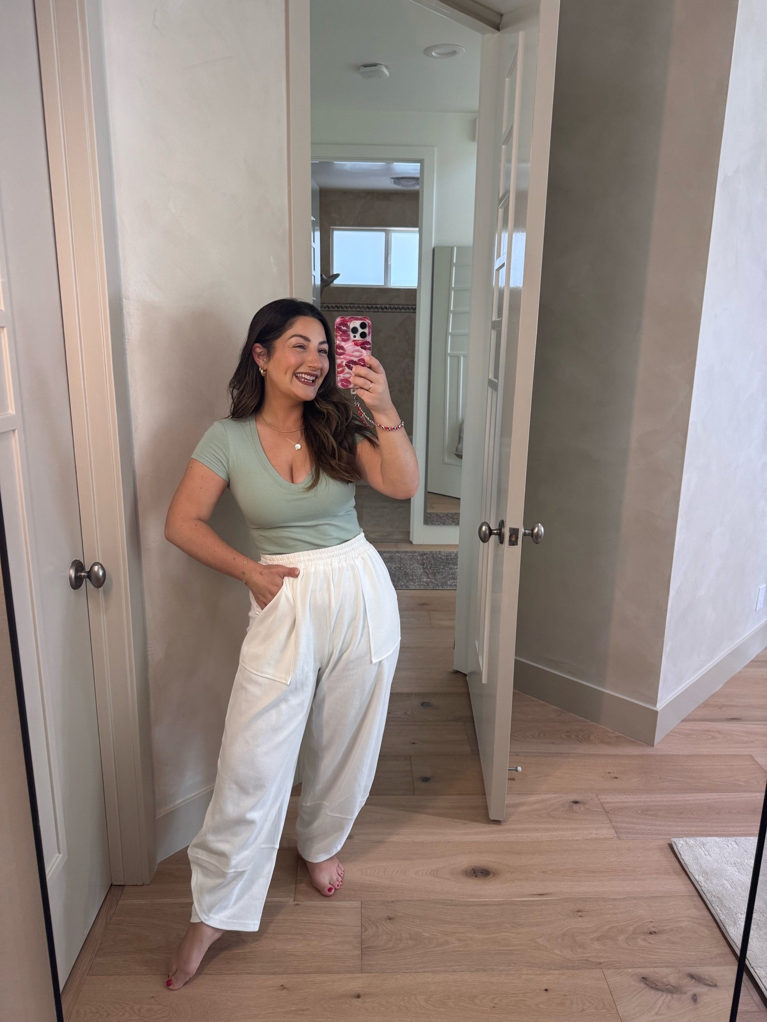 OOTD! 
Top and pants size small
5’0” 140lbs

#LTKootd #LTKPetite #LTKdayinmylife