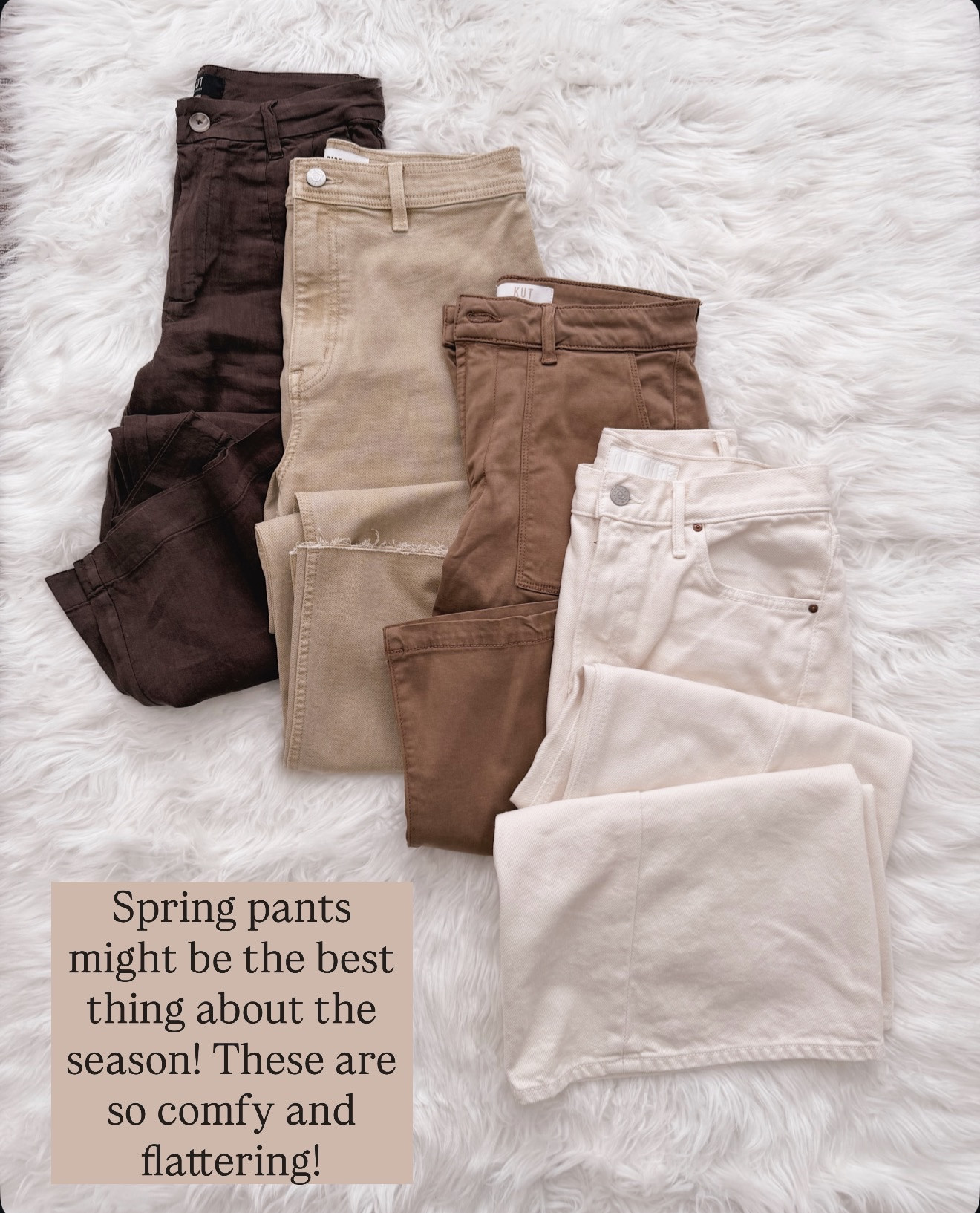 These are the kind of pants you end up reaching for all season. Soft, flattering, and easy to style with simple tops, sweaters, or tees.

spring pants women, comfortable pants women, casual everyday pants women, neutral pants outfit women, flattering casual pants women, spring outfit basics women, easy everyday outfit women, casual chic wardrobe staples 

 

#LTKOver40 #LTKSeasonal #LTKgrwm