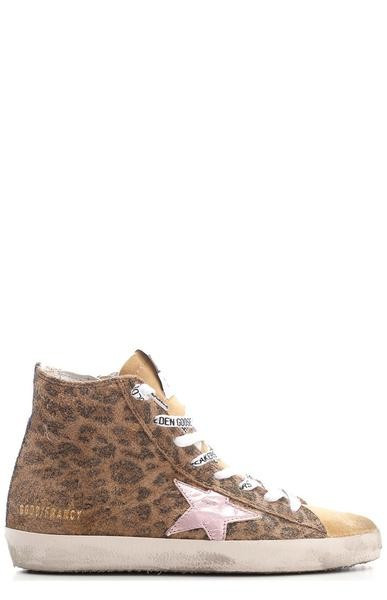 Golden Goose Deluxe Brand Francy High-Top Sneakers | Cettire Global