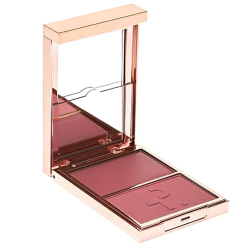 PATRICK TA Double-Take Crème & Powder Blush – She Goes To The Gym – Cool Mauve Rose | Amazon (US)