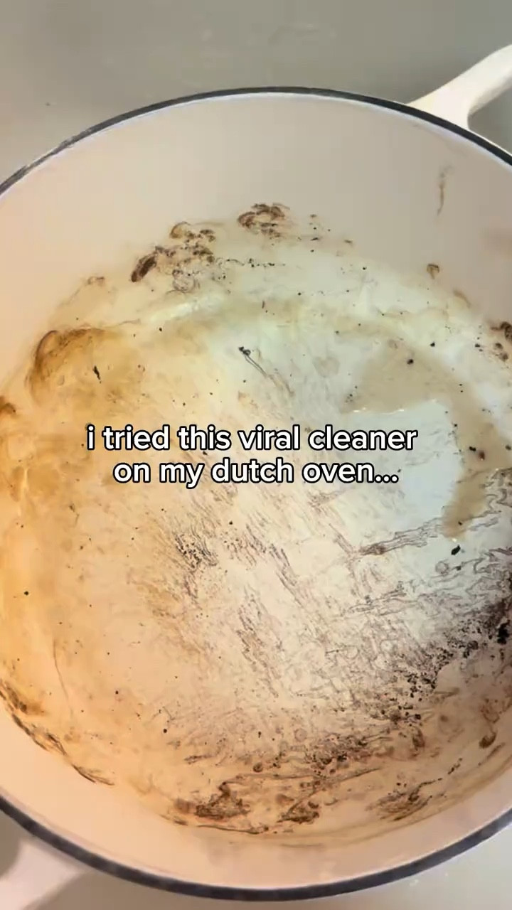 Baking sourdough is beautiful… until your Dutch oven looks like it survived a crime scene 😅  

I tried EVERYTHING to get mine clean and nothing touched it… until I finally found what actually works.  

The combo that saved it: Scrub Daddy + The Pink Stuff for the tough buildup, and then switching to a gentler cleaner after because I learned the hard way… The Pink Stuff can be a little too abrasive for coated Dutch ovens and can cause chipping if you go too hard.  

So if you’re trying this: use LIGHT pressure or swap to something gentler to protect your pot  

Because let’s be real… sourdough baking is messy, but your cookware doesn’t have to suffer for it  

#sourdough #sourdoughbaking #sourdoughstarter #cleaningtiktok #kitchencleaning #thepinkstuff #scrubdaddy #cookwarecare #homehacks #momlife #bakingmess #kitchenhacks #viralproducts 

#LTKFestival #LTKgrwm #LTKdayinmylife