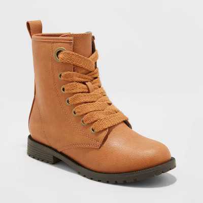 Girls' Lida Combat Boots - Cat & Jack™ | Target