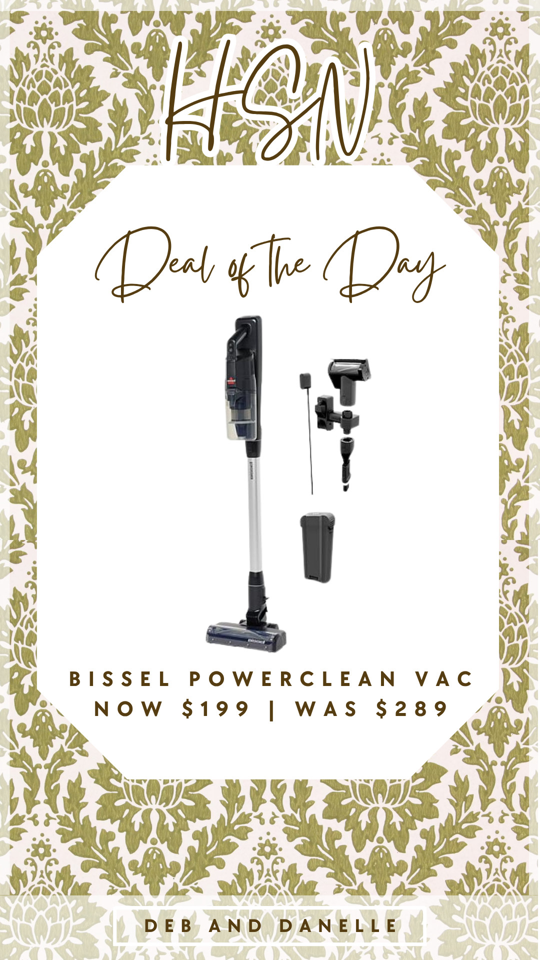 The Bissell PowerClean FurGuard Cordless Vacuum is currently the HSN Today's Special Value item. We use a variety of different vacuum products, and Bissel is one of the brands on our list.  

 #LTKHome #LTKSaleAlert