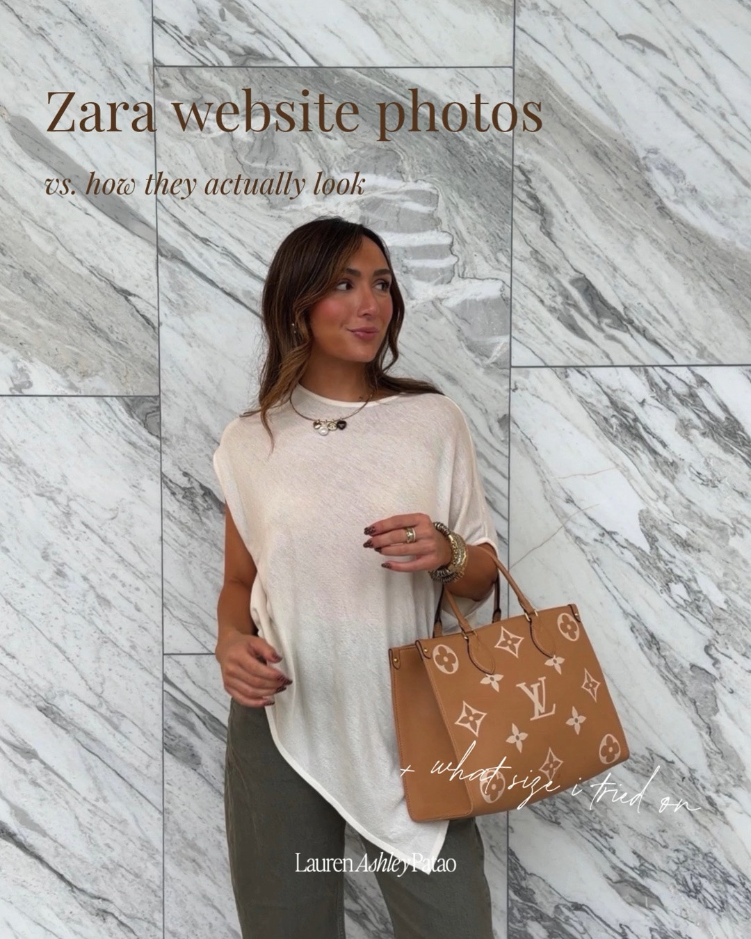 Zara website vs how they look on!