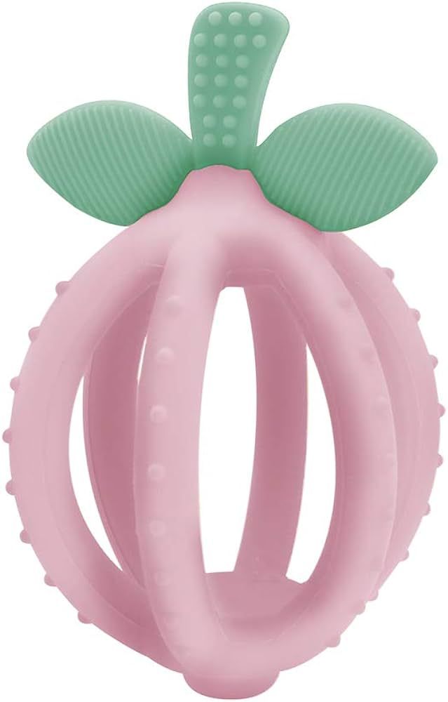 Itzy Ritzy Teething Ball & Training Toothbrush – Silicone, BPA-Free Bitzy Biter Lemon-Shaped Te... | Amazon (US)