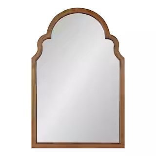 Kate and Laurel Hogan 35.98 in. H x 24.02 in. W Rustic Arch Framed Rustic Arch Framed Brown Wall ... | The Home Depot