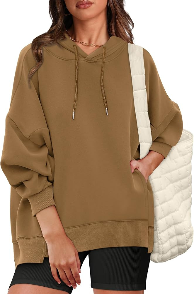 XIEERDUO Womens Oversized Hoodies Sweatshirt-Pullover Sweatshirts with Pockets Fall Outfits 2024 | Amazon (US)