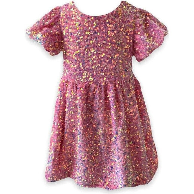 Lola + The Boys | Pretty in (Pink Sequin Dress, (Pink, Size 12Y) | Maisonette | Maisonette