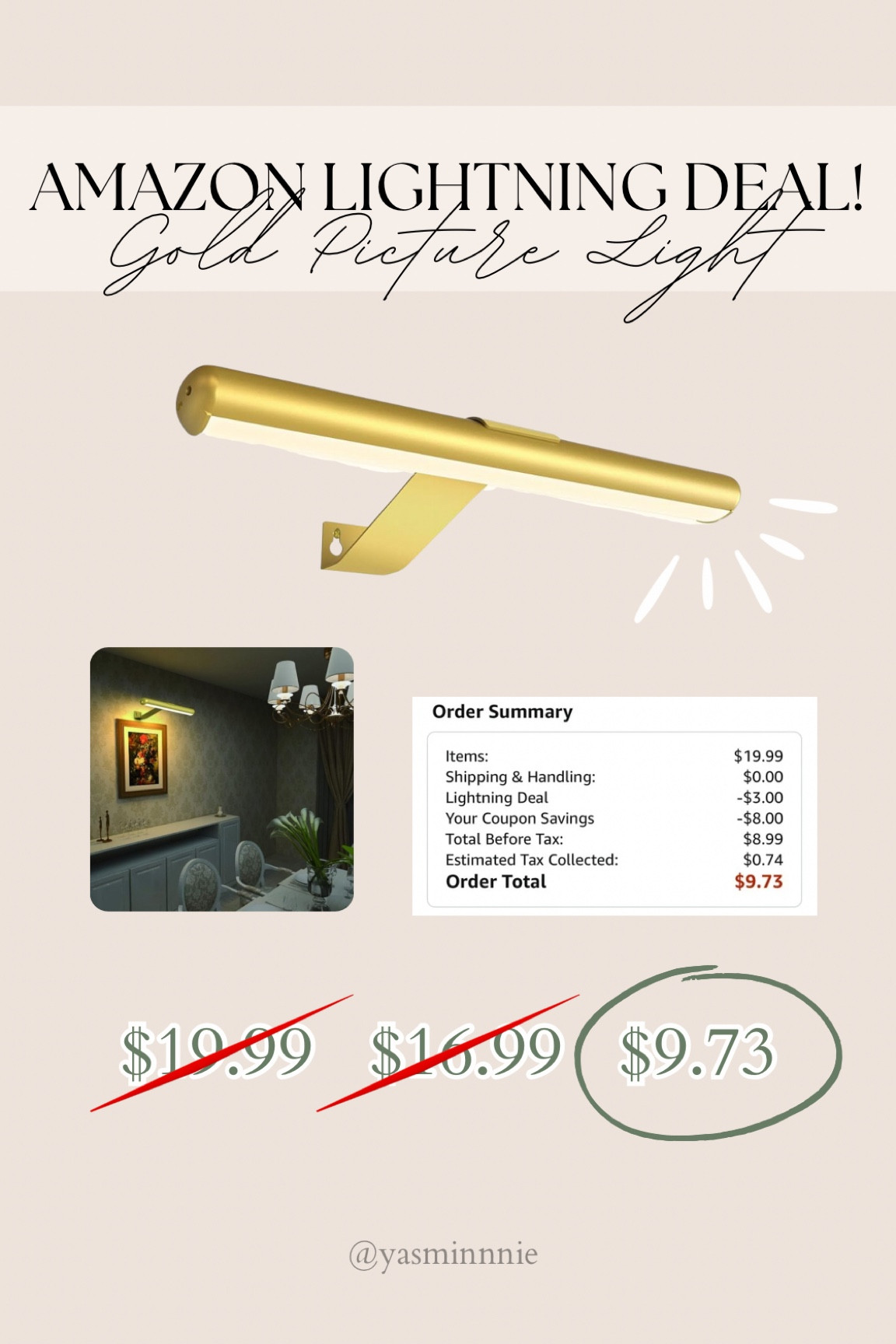 Lightning deal- only $10!

Amazon, finds, home, decor, light, gallery wall, picture, house, decorating, inspo, budget

#LTKFindsUnder50 #LTKSaleAlert #LTKHome