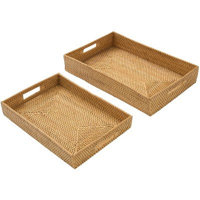 Park Designs Rattan Trays Set of 2 | Target