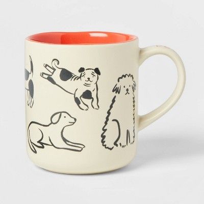 16oz Stoneware Dog Person Mug - Opalhouse&#8482; | Target