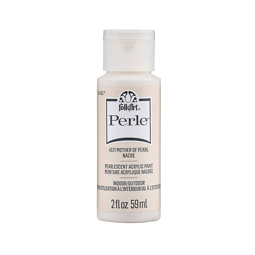 FolkArt Perle Acrylic Craft Paint, Mother of Pearl, 2 fl oz | Amazon (US)