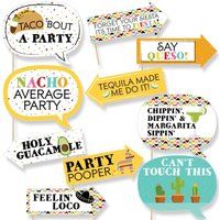 Funny Let's Fiesta Mexican Party Photo Booth Props - Cinco De Mayo Prop Kit Selfie 10 Pc | Etsy (US)