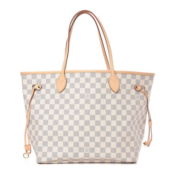 LOUIS VUITTON Damier Azur Neo Neverfull MM Rose Ballerine | Fashionphile