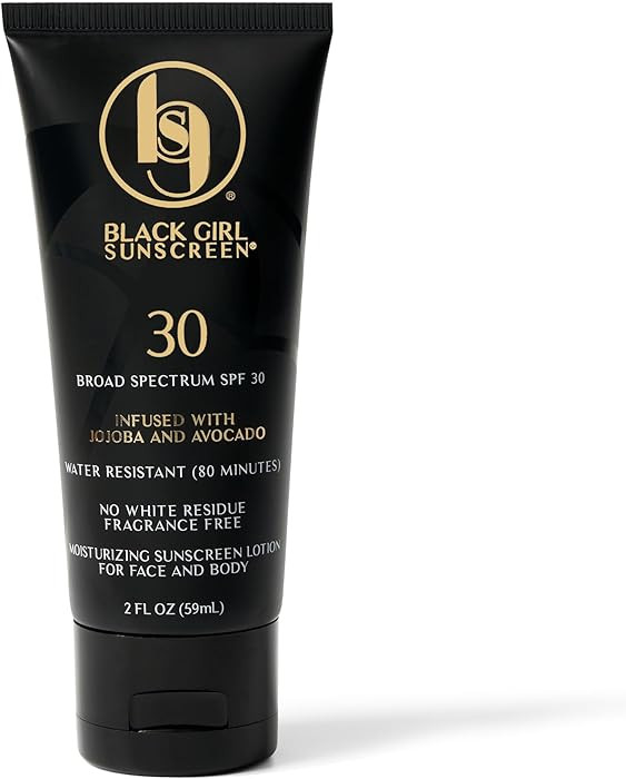 Black Girl Sunscreen SPF 30 for the Face & Body - Moisturizing Sun Protection, SPF 30, Sun Lotion... | Amazon (US)