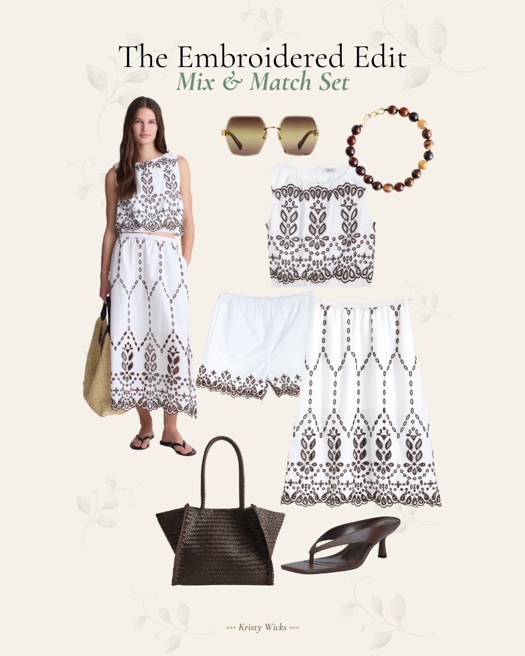 The Embroidered Edit! 
Mix and match set! 🤍

#LTKWorkwear #LTKTravel