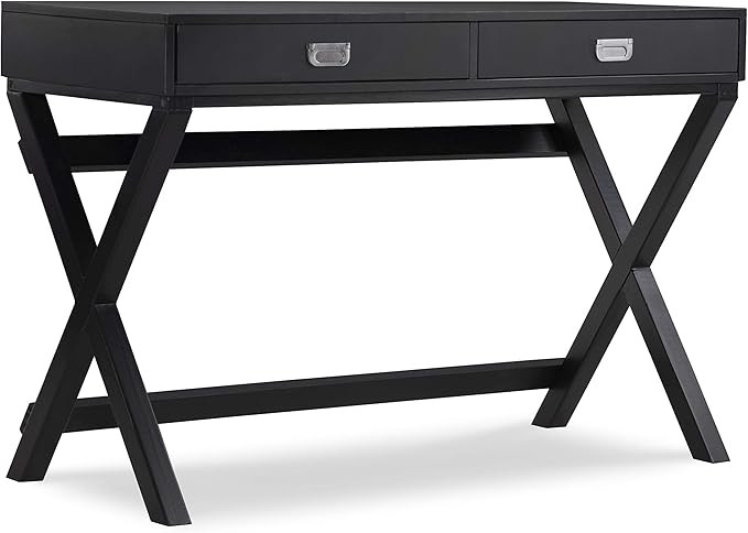 Linon Home Décor Jaycee Black Writing Desk | Amazon (US)