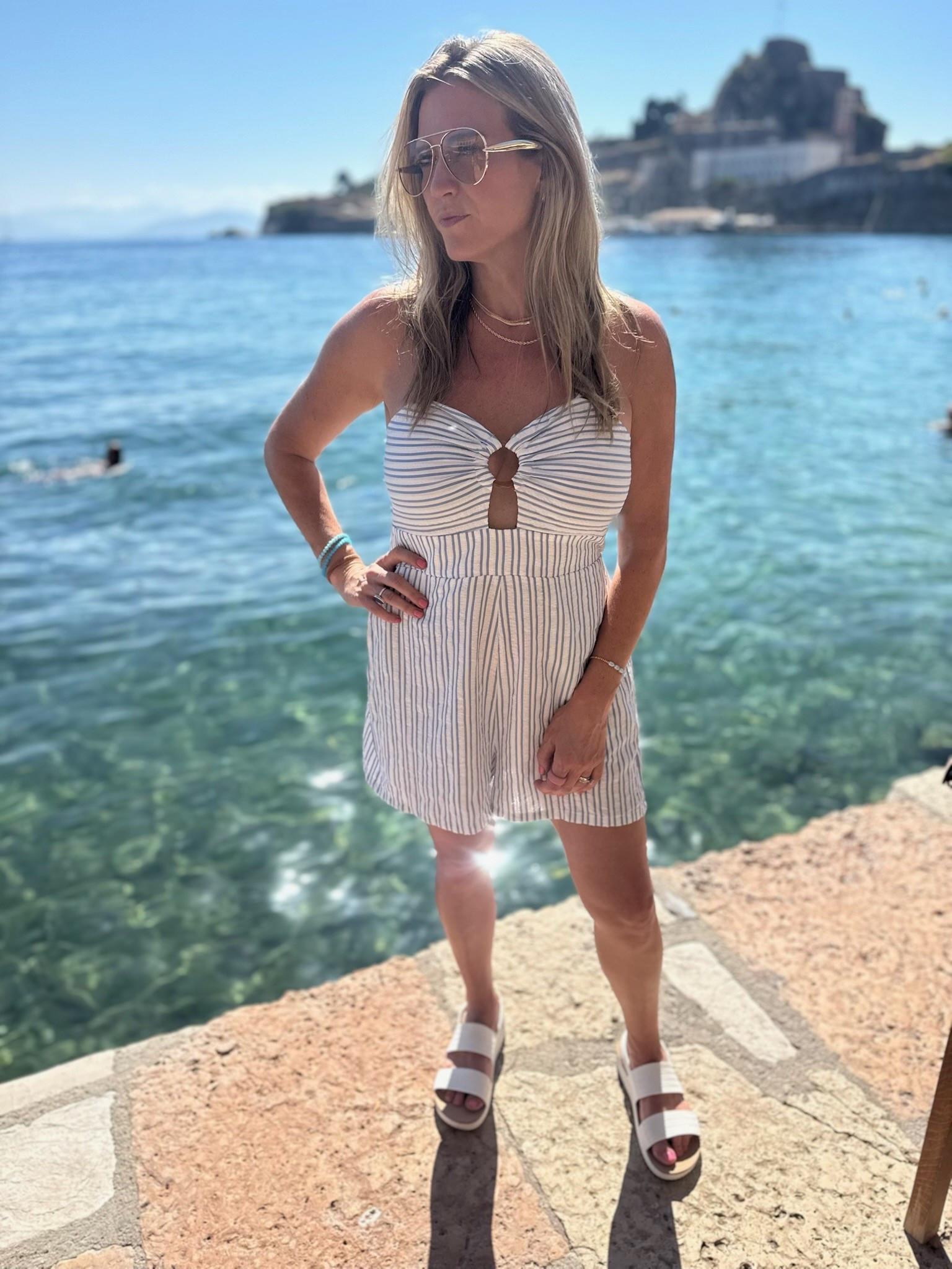 White romper – Beach vacation outfit –Travel fashion

#LTKStyleTip #LTKSeasonal #LTKTravel