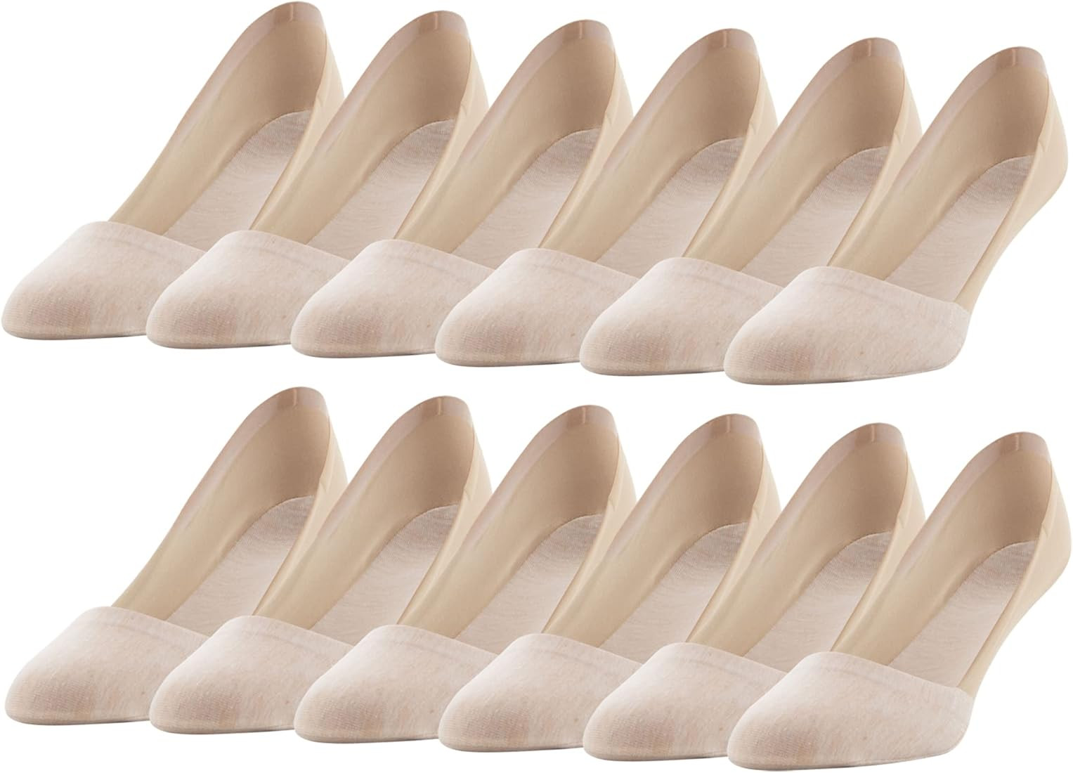 Peds Women's Smooth Edge No Show Socks, Multipairs | Amazon (US)