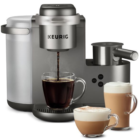 Keurig K-Cafe Special Edition Single-Serve K-Cup Pod Coffee, Latte and Cappuccino Maker - Nickel | Target