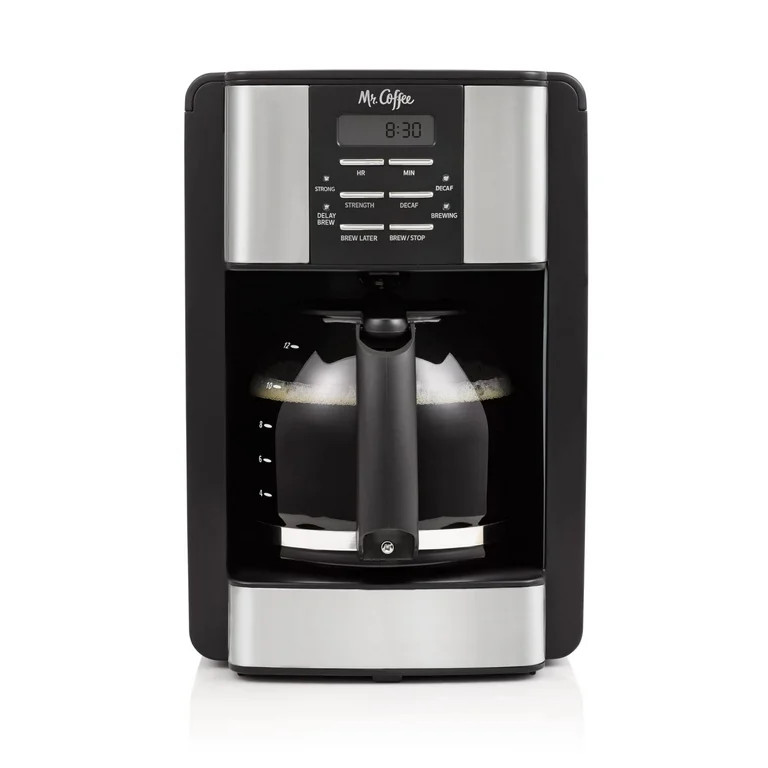 Mr. Coffee 12 Cup Programmable Coffee Maker with 3-Way to Brew System | Walmart (US)