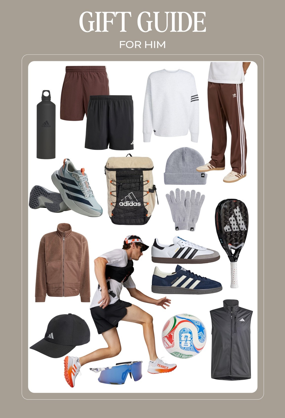 Gifts for Him 👟

Adidas / gymwear / sportswear / athleisure / trainers 

#LTKmens #LTKgiftguide