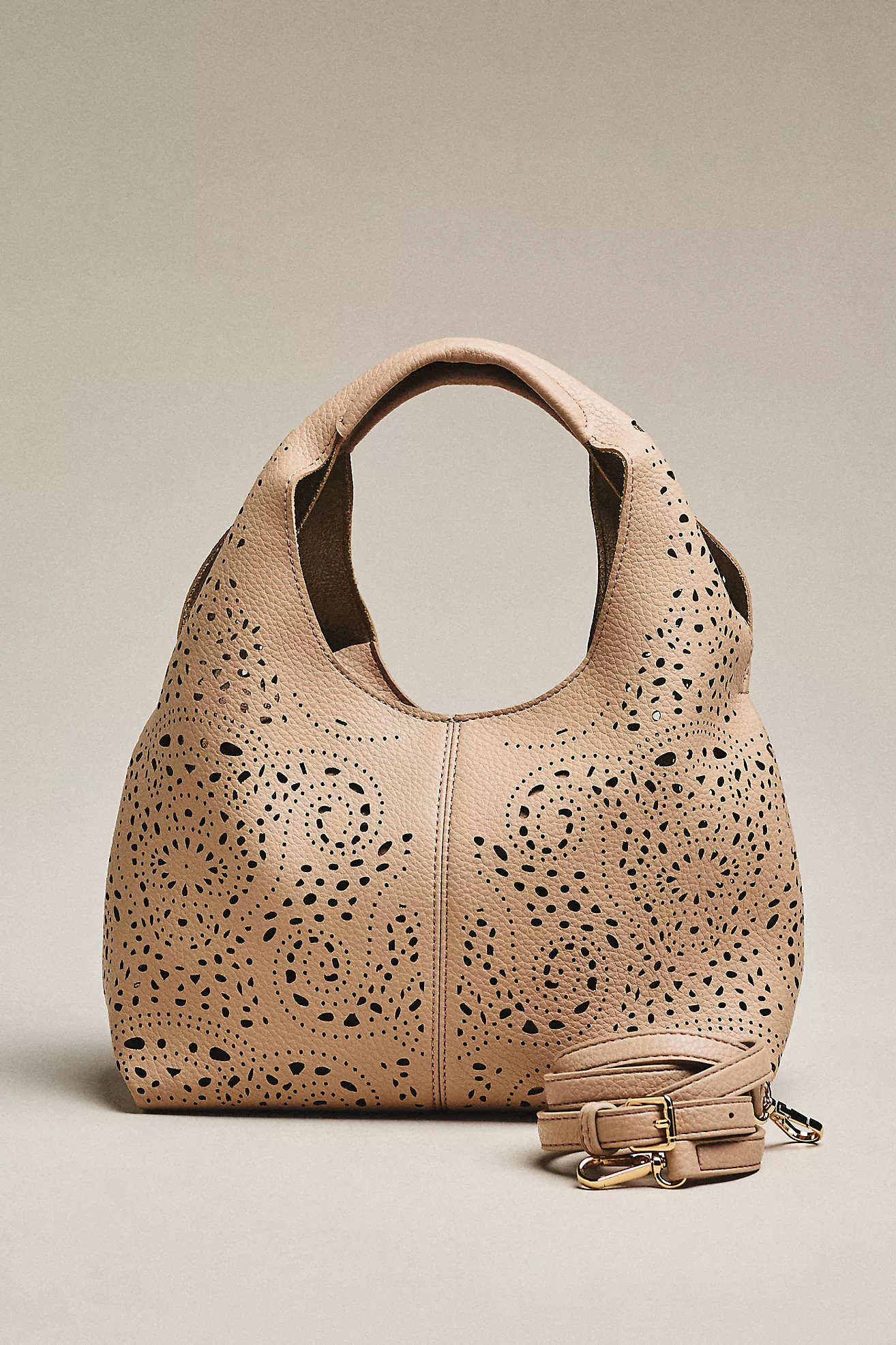 Melie Bianco Perforated Mini Hand Bag | Anthropologie (US)