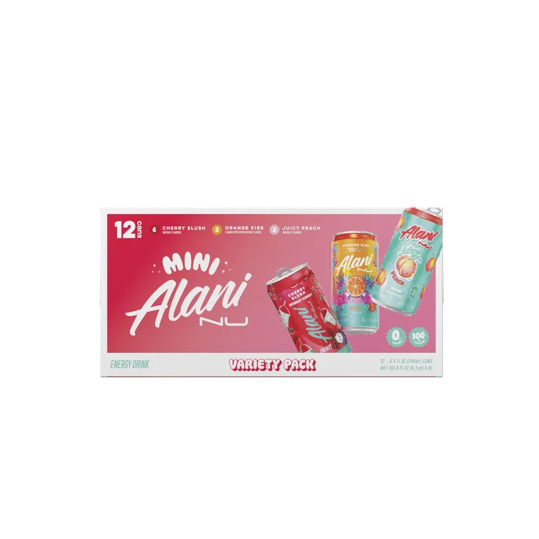 NEW Alani Nu Energy Drink Variety Pack, 8.4oz 12-pack Variety (12 Cans) | Walmart (US)