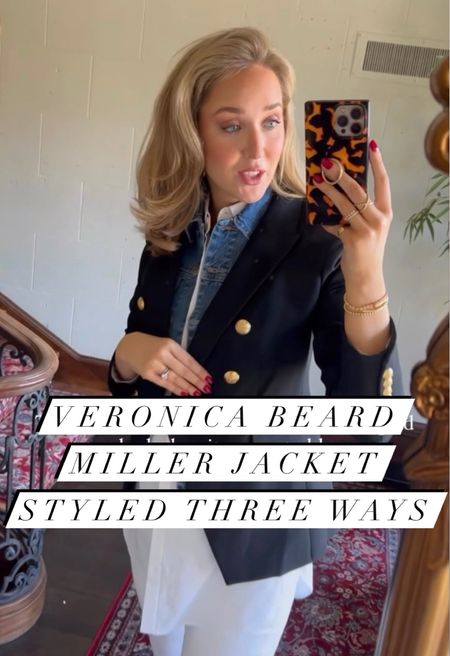 My favorite Veronica Beard Miller Dickey Jacket styled three ways!

#LTKworkwear #LTKstyletip #LTKbump