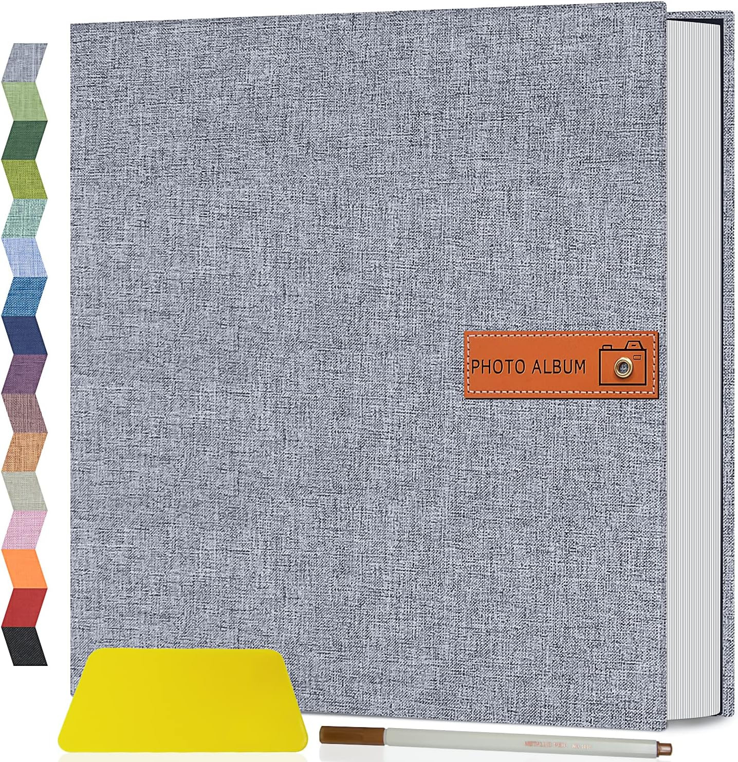 Popotop Large Photo Album Self Adhesive 4x6 5x7 8x10 Scrapbook Album DIY Picture Book,Gifts for M... | Amazon (US)