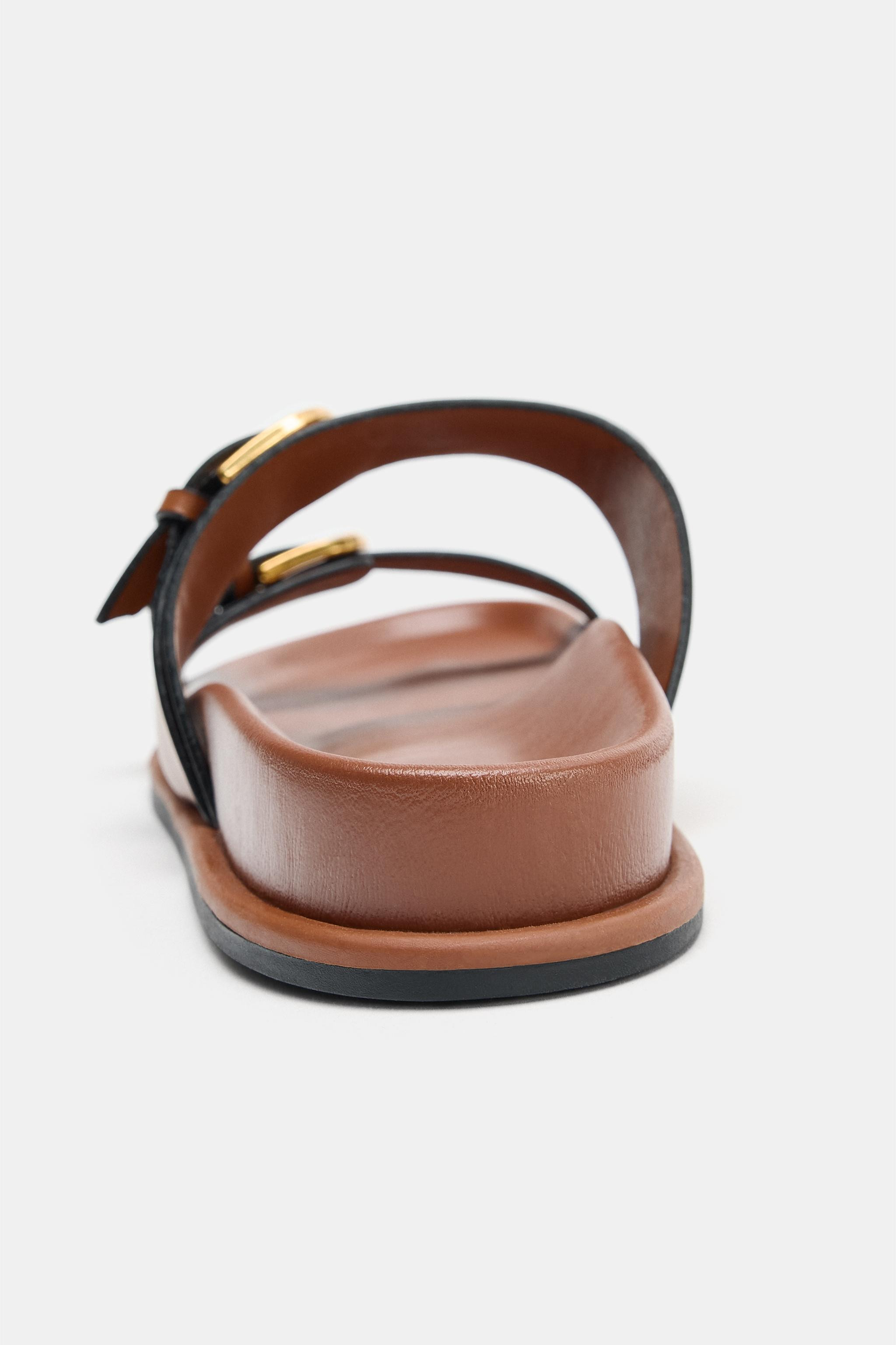 SANDALS WITH BUCKLE DETAIL | Zara UK