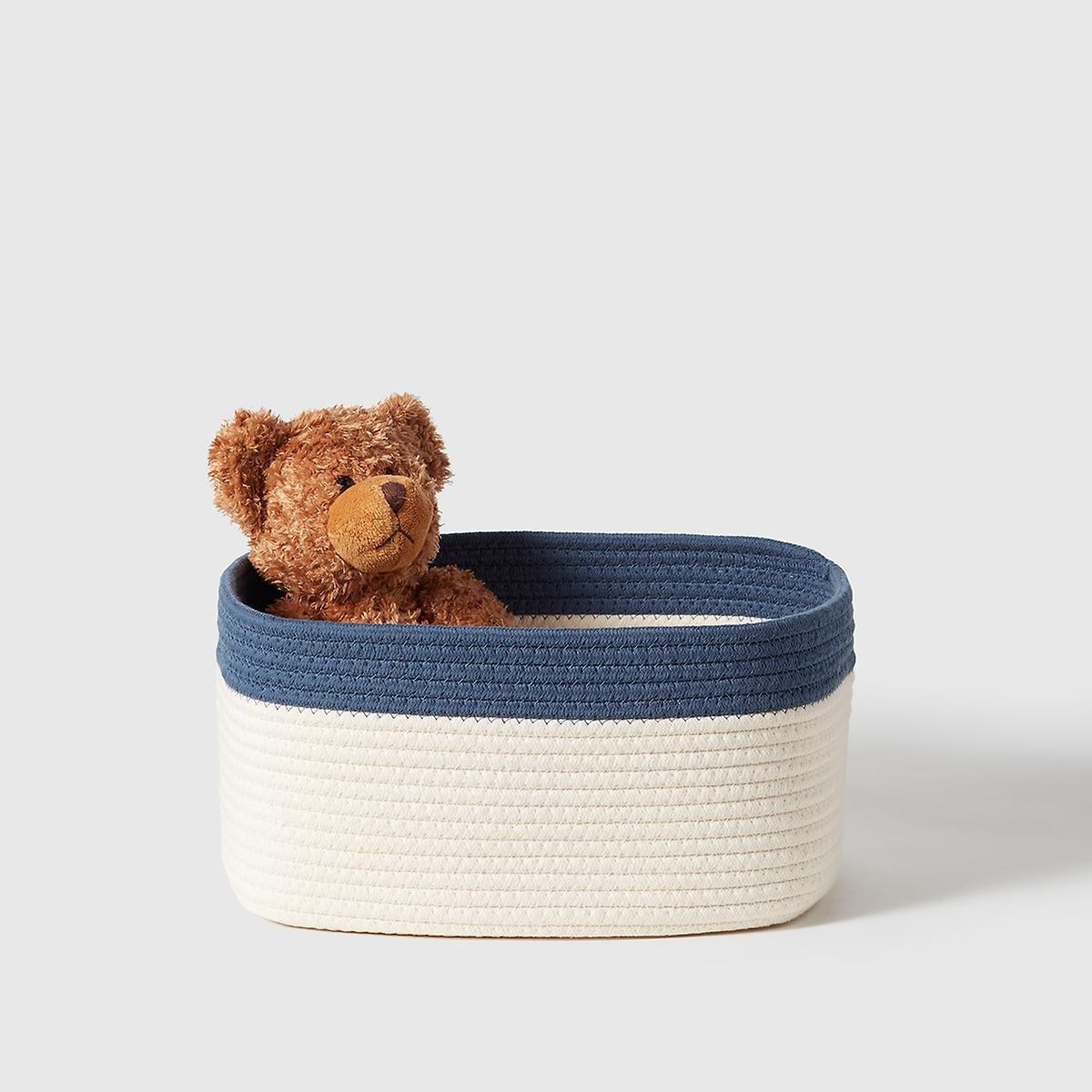 Marie Kondo Indigo Blue Kawaii Cotton Rope Bin | The Container Store