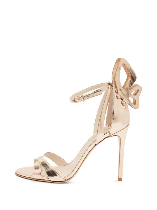 Evangeline wing-detail sandals | Farfetch Global