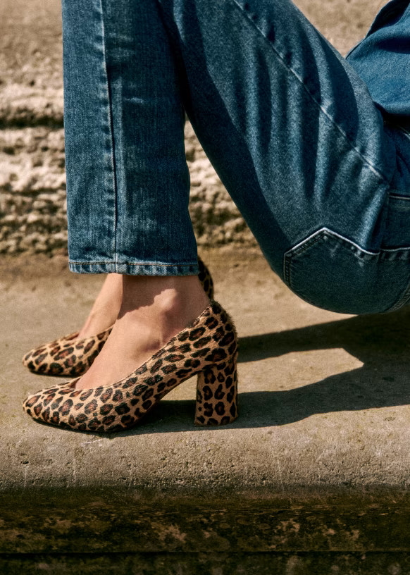 Alice heel pumps - Leopard  - Sézane | Sezane Paris