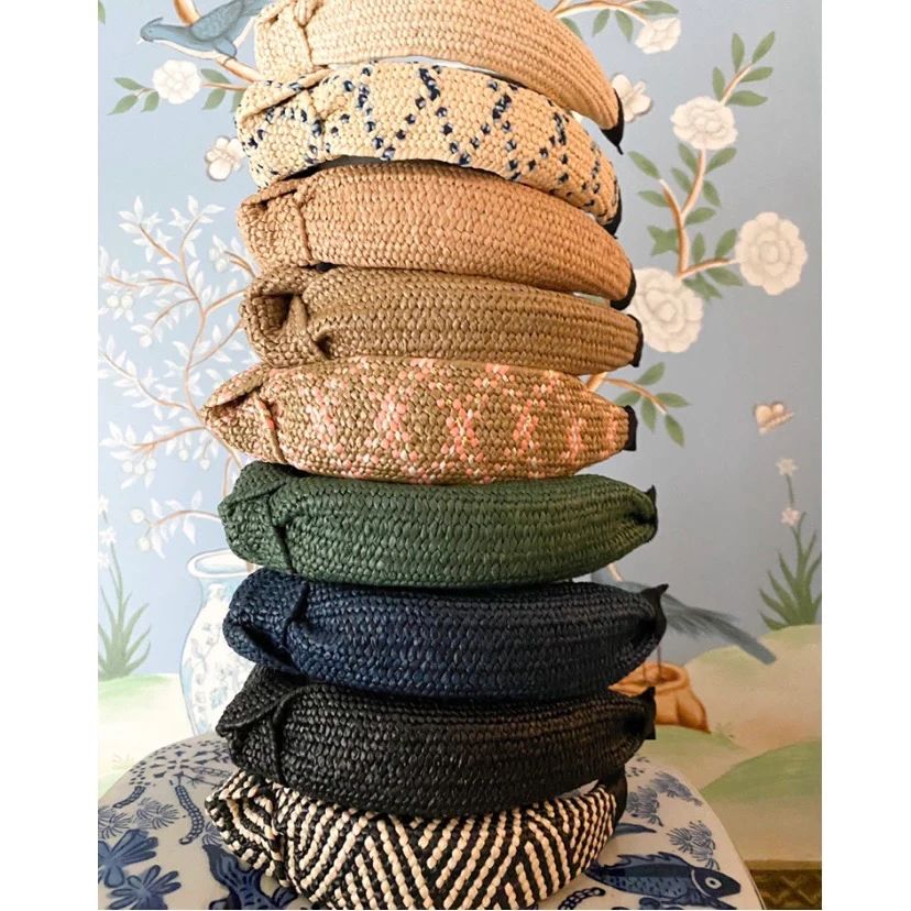 Traditional Rattan Topknot Headbands (12 Color Options) | Sea Marie Designs