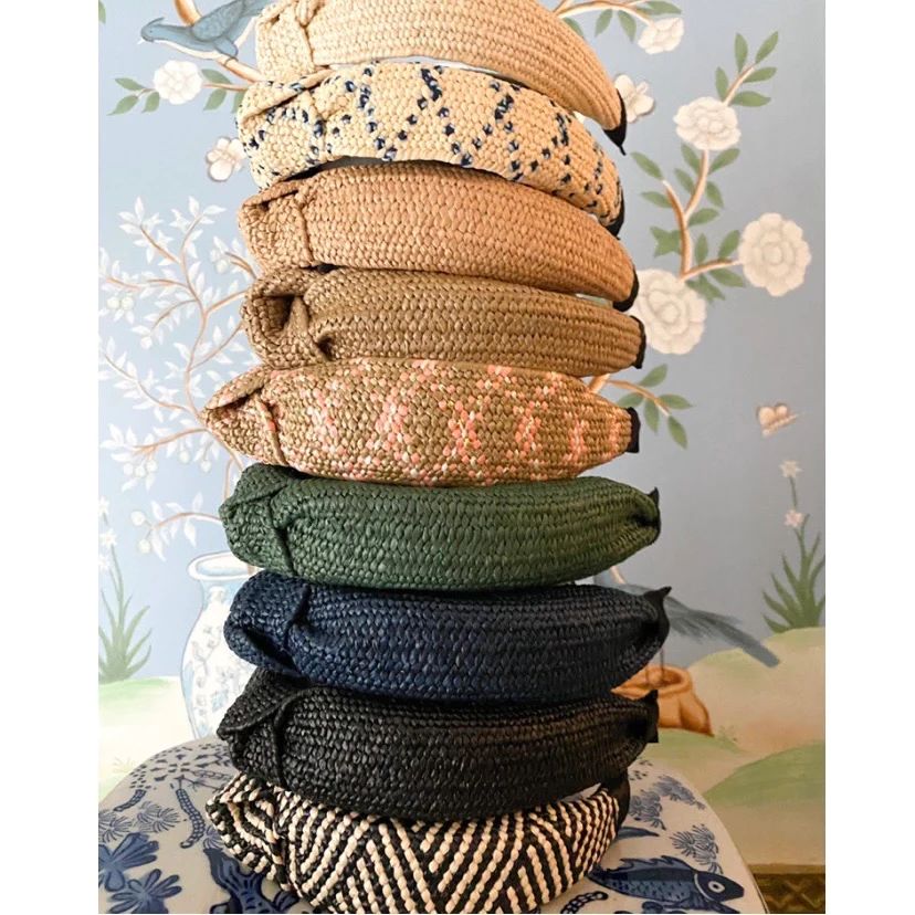 Traditional Rattan Topknot Headbands (9 Color Options) | Sea Marie Designs