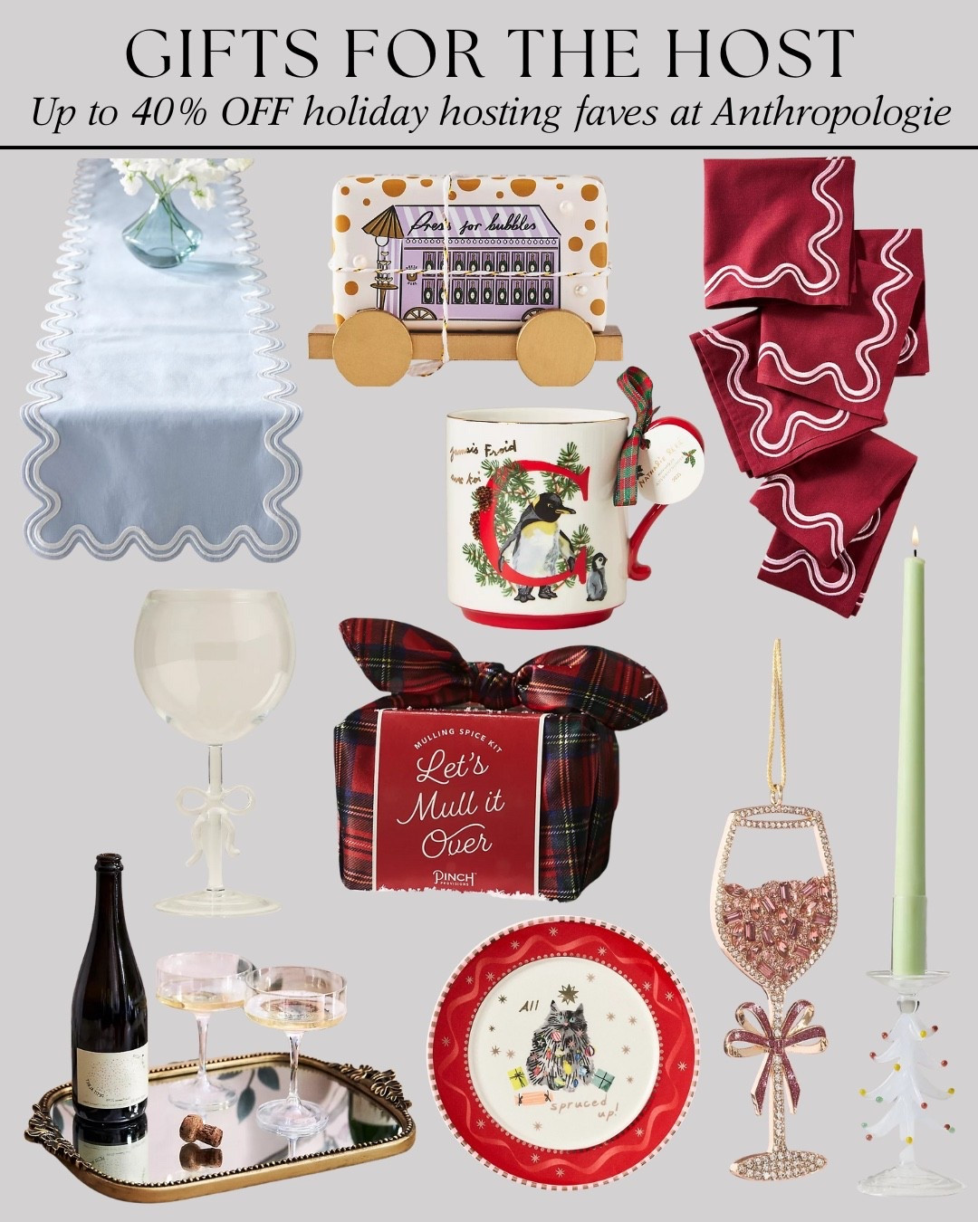Amazing gifts for the hostess you know, all up 40% at Anthropologie!

#LTKHoliday #LTKGiftGuide #LTKSaleAlert