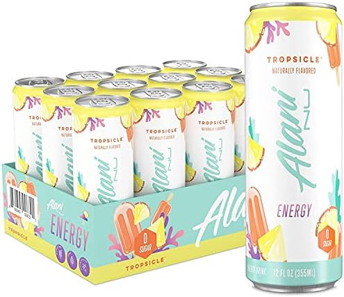 Alani Nu Sugar Free Energy Drinks 12 ounce Cans (Tropisical, 12 Cans) | Amazon (US)
