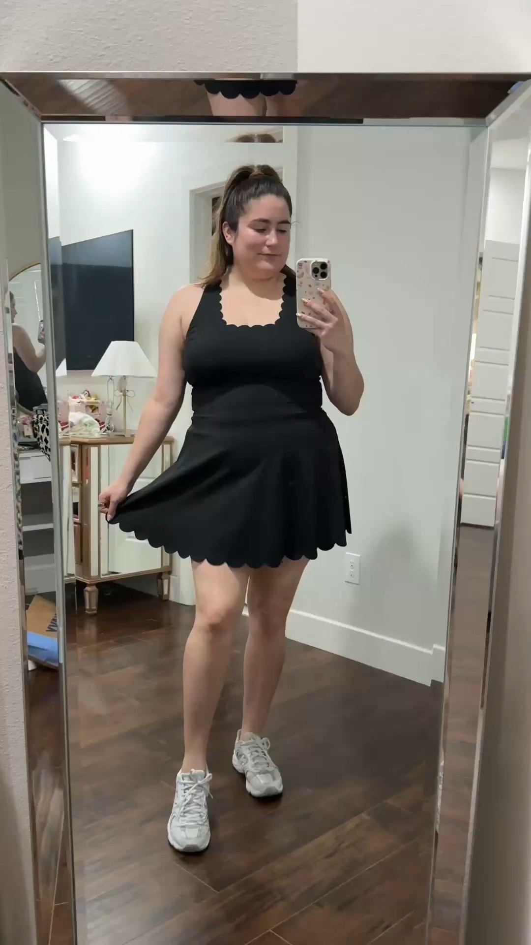 Forgot how much I loved this dress. The shorts are not attached and have a cell phone pocket- a necessity for every lom TBH