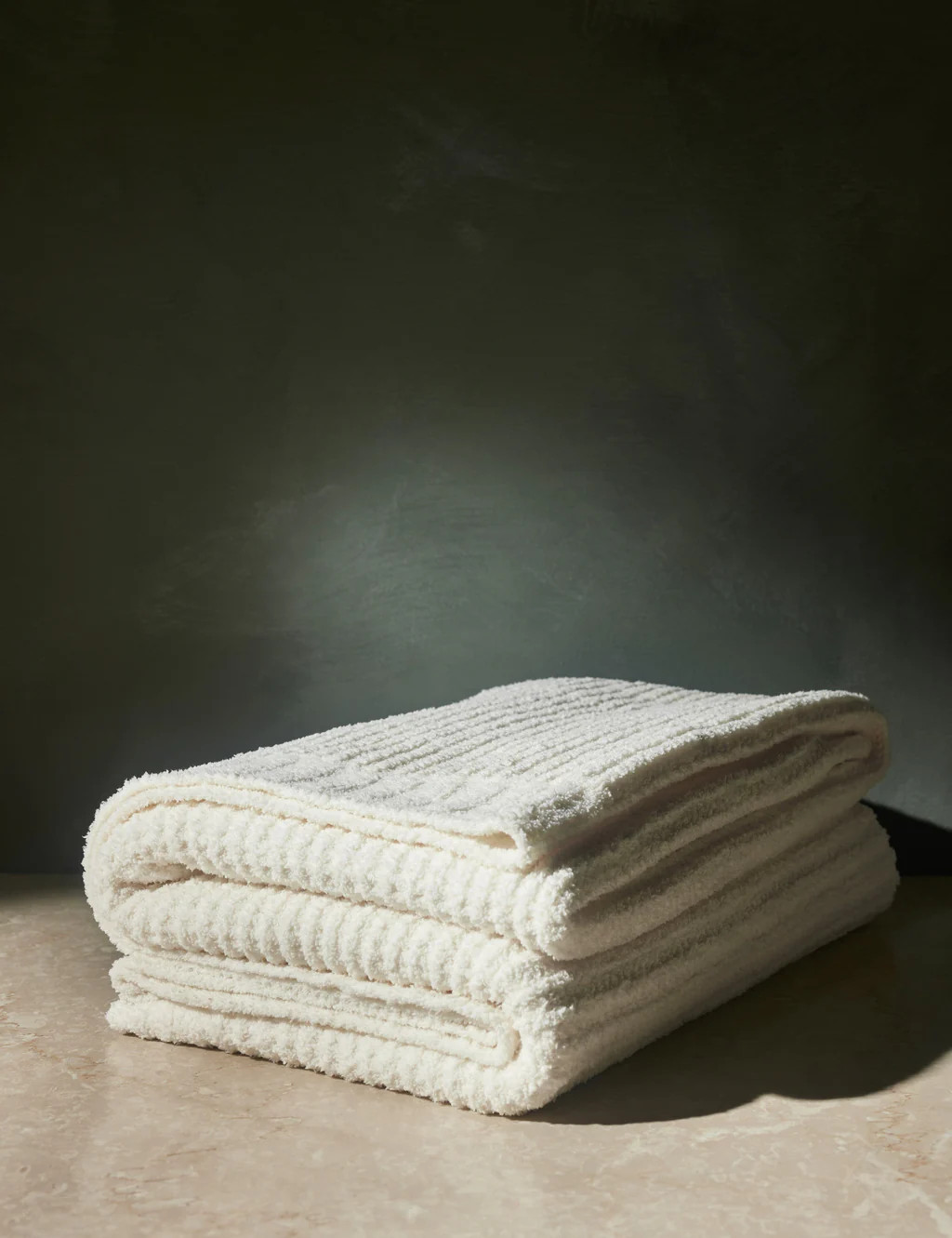 Knit Waffle Weave Throw | Lulu and Georgia 