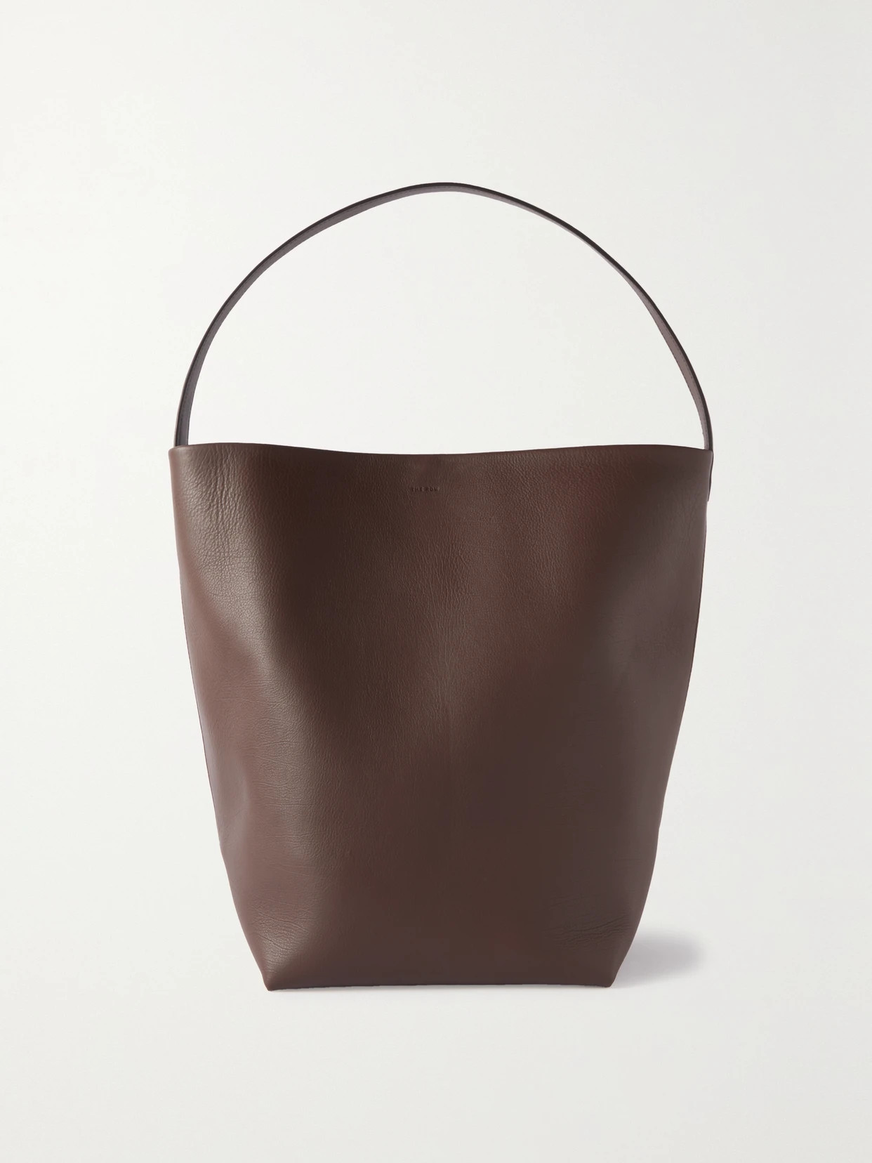 The Row - Park Large Leather Tote - Brown | NET-A-PORTER (US)