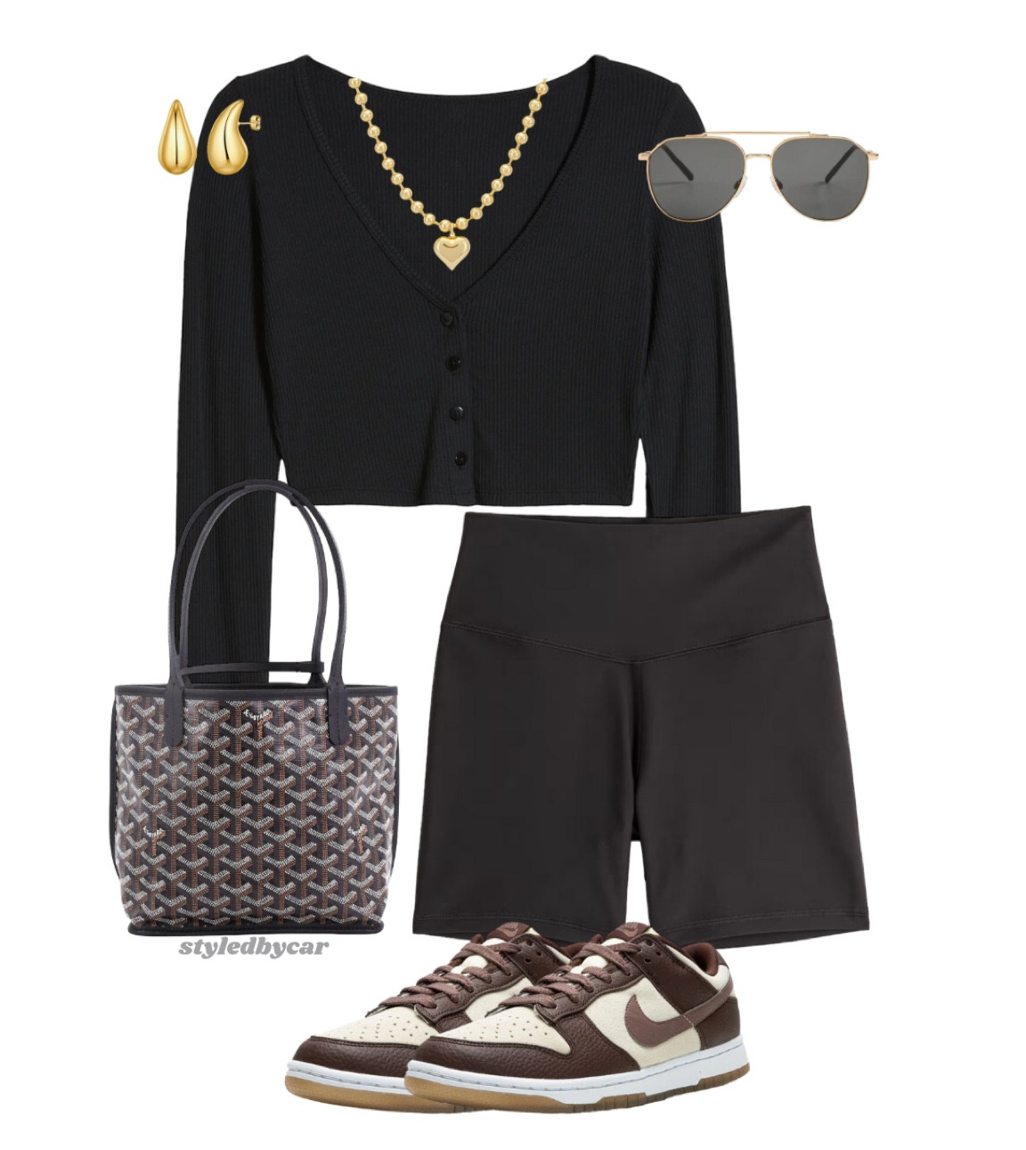 Can’t go wrong with a black set and some gold jewels!!! 

#LTKstyletip #LTKtravel #LTKshoecrush