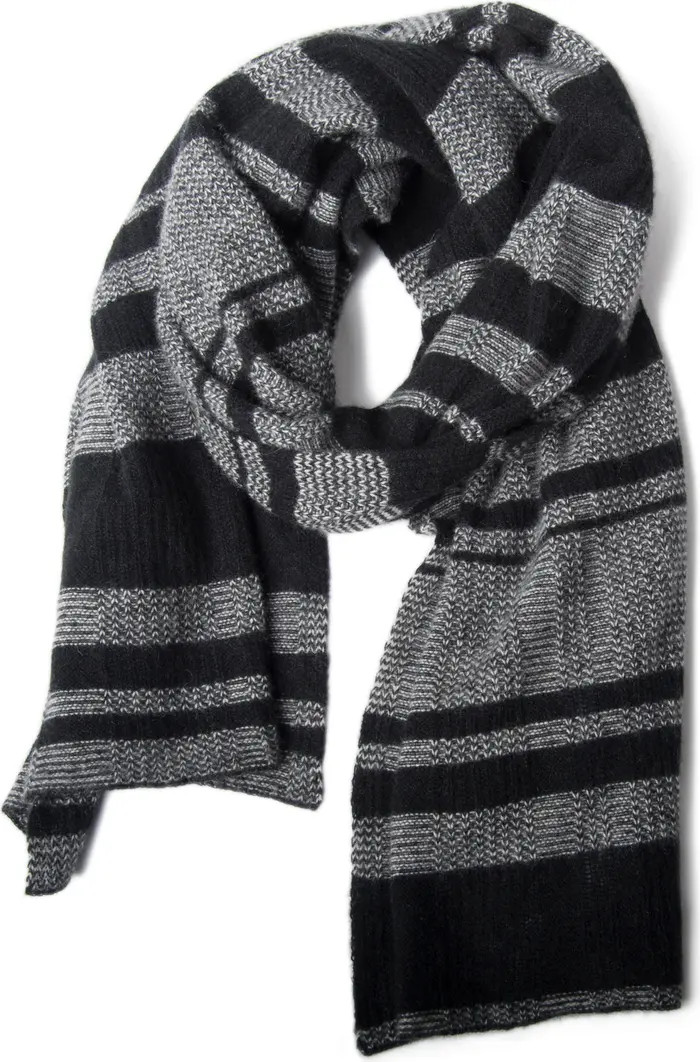 Portolano Lightweight Cashmere striped wrap | Nordstrom | Nordstrom