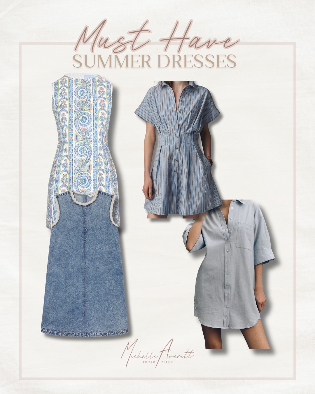 Summer dresses are my go to when I want to feel put together with zero effort. I have been gravitating toward fun patterns that instantly add personality, along with classic chic dresses that always feel timeless and easy.

It is all about pieces that feel airy, feminine, and a little playful, the kind you can slip on and immediately feel ready for anything. Whether it is a standout print or a clean minimal silhouette, these dresses make summer dressing feel light, fresh, and just a bit more elevated for every invite.

vacation style, summer dress, classic dress

#LTKgrwm #LTKPetite #LTKOver40