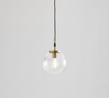 Camryn Glass Globe Pendant | Pottery Barn (US)